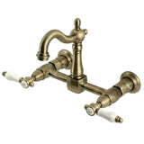 Bel-Air Two-Handle 2-Hole Wall Mount Kitchen Faucet