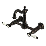 Bel-Air Two-Handle 2-Hole Wall Mount Kitchen Faucet