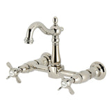 Essex Two-Handle 2-Hole Wall Mount Bridge Kitchen Faucet
