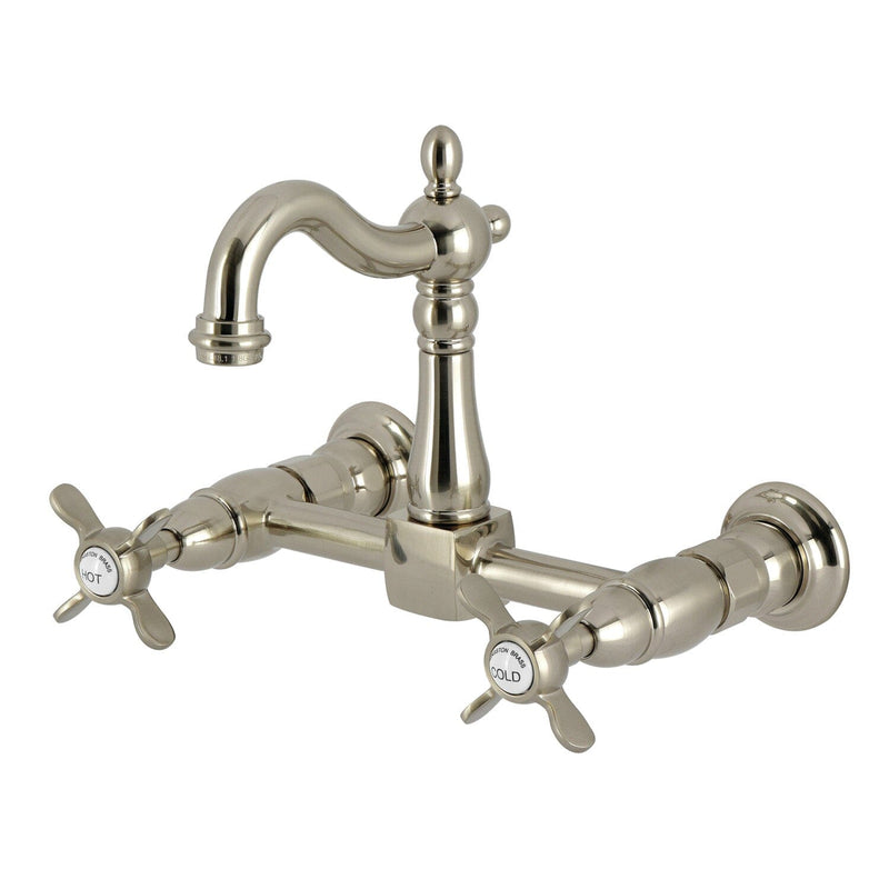 Essex Two-Handle 2-Hole Wall Mount Bridge Kitchen Faucet