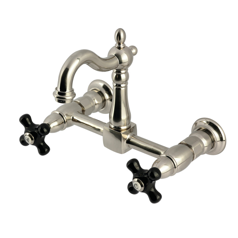 Duchess Double-Handle 2-Hole Wall-Mount Bridge Kitchen Faucet