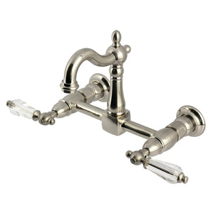 Willshire Double-Handle Wall-Mount Bridge Kitchen Faucet