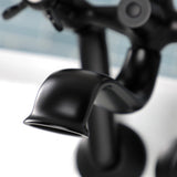 Kingston Three-Handle 2-Hole Tub Wall Mount Clawfoot Tub Faucet with Hand Shower