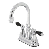 Duchess Double-Handle 3-Hole Deck Mount 4-Inch Centerset Bathroom Faucet with Brass Pop-Up