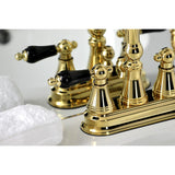 Duchess Double-Handle 3-Hole Deck Mount 4-Inch Centerset Bathroom Faucet with Brass Pop-Up