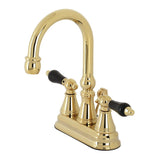 Duchess Double-Handle 3-Hole Deck Mount 4-Inch Centerset Bathroom Faucet with Brass Pop-Up