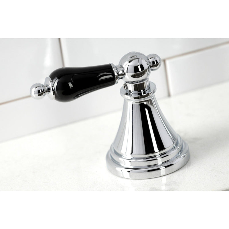 Duchess Double-Handle 4-Hole Widespread Kitchen Faucet with Brass Sprayer