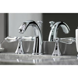 Wilshire Two-Handle 3-Hole Deck Mount Widespread Bathroom Faucet with Brass Pop-Up Drain