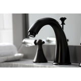 Wilshire Two-Handle 3-Hole Deck Mount Widespread Bathroom Faucet with Brass Pop-Up Drain