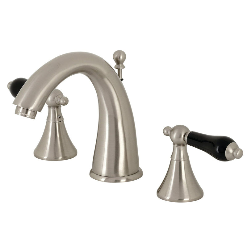 Duchess Two-Handle 3-Hole Deck Mount Widespread Bathroom Faucet with Brass Pop-Up