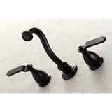 Whitaker Two-Handle 3-Hole Wall Mount Tub Faucet