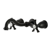 Hamilton Two-Handle 3-Hole Wall Mount Tub Faucet