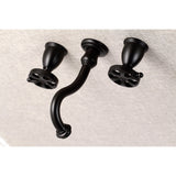 Belknap Two-Handle 3-Hole Wall Mount Tub Faucet