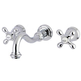 Restoration Two-Handle 3-Hole Wall Mount Roman Tub Faucet