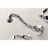 Whitaker Two-Handle 3-Hole Wall Mount Tub Faucet