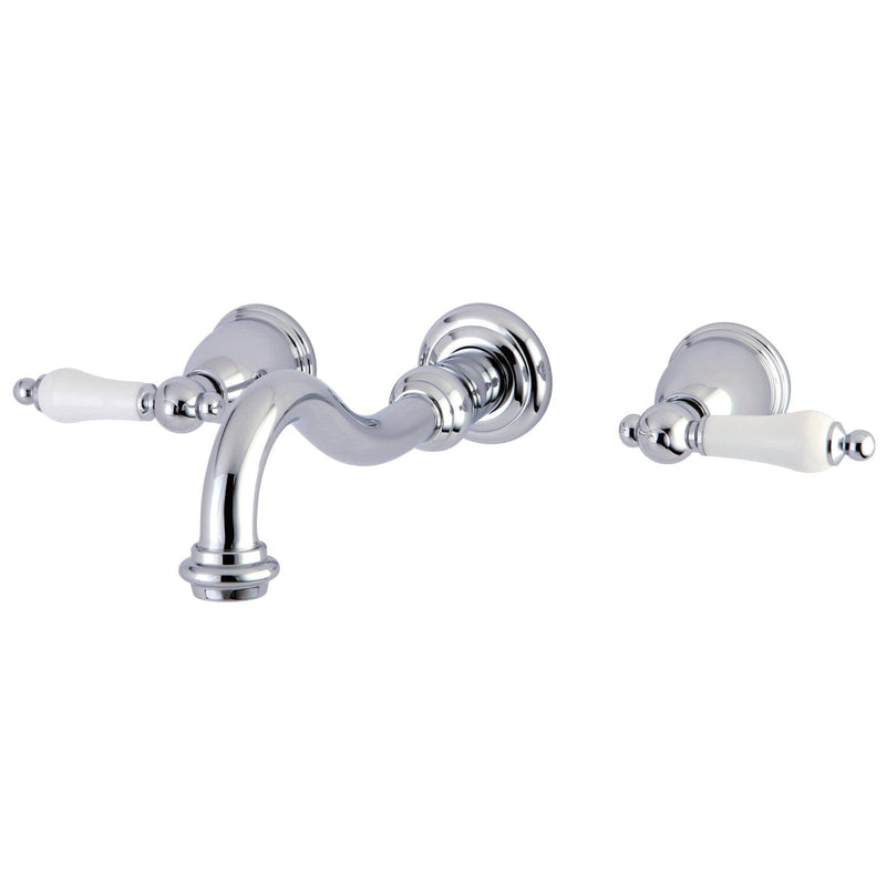 Restoration Two-Handle 3-Hole Wall Mount Tub Faucet