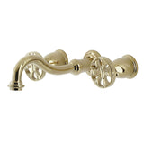 Belknap Two-Handle 3-Hole Wall Mount Tub Faucet