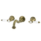 Bel-Air Two-Handle 3-Hole Wall Mount Roman Tub Faucet