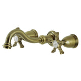 Hamilton Two-Handle 3-Hole Wall Mount Tub Faucet