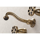 Belknap Two-Handle 3-Hole Wall Mount Tub Faucet
