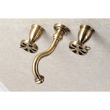 Belknap Two-Handle 3-Hole Wall Mount Tub Faucet