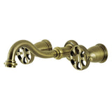 Belknap Two-Handle 3-Hole Wall Mount Tub Faucet