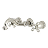 Restoration Two-Handle 3-Hole Wall Mount Tub Faucet