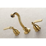 Whitaker Two-Handle 3-Hole Wall Mount Tub Faucet