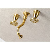 Belknap Two-Handle 3-Hole Wall Mount Tub Faucet