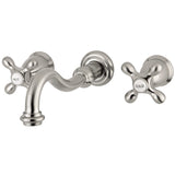 Restoration Two-Handle 3-Hole Wall Mount Tub Faucet
