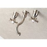 Hamilton Two-Handle 3-Hole Wall Mount Tub Faucet
