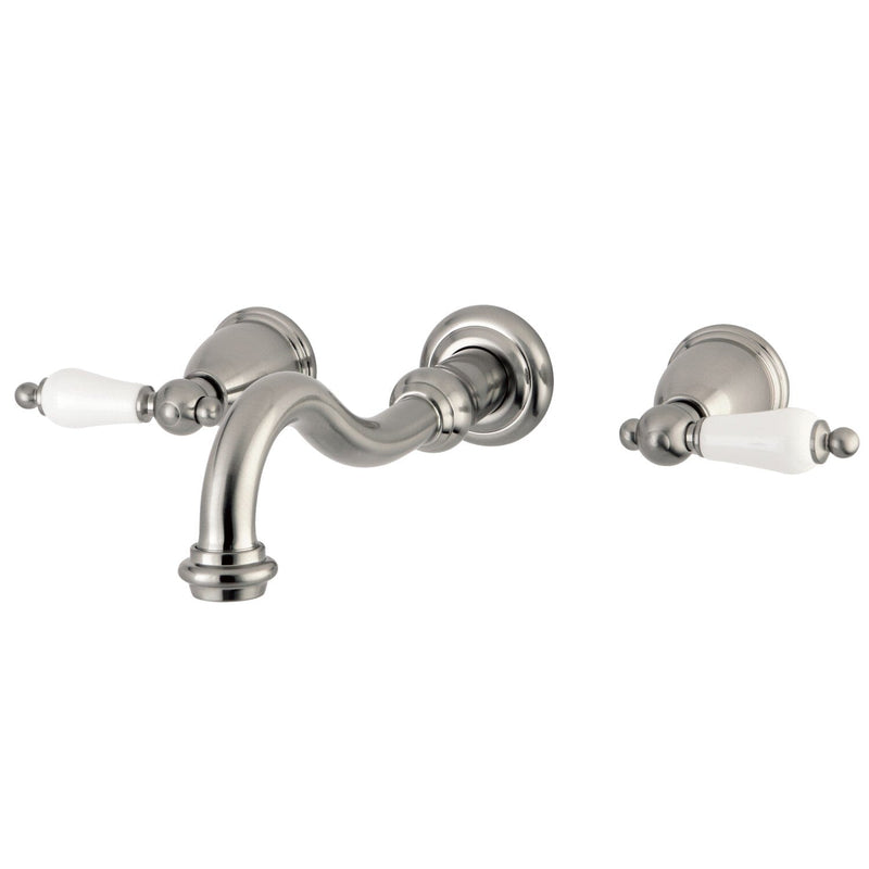 Restoration Two-Handle 3-Hole Wall Mount Tub Faucet