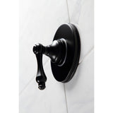 Single-Handle Three-Way Diverter Valve with Round Trim Kit