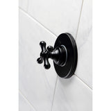 Single-Handle Three-Way Diverter Valve with Round Trim Kit