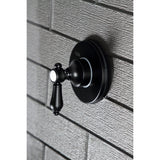 Heirloom Single-Handle Three-Way Diverter Valve with Round Trim Kit