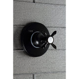 Essex Single-Handle Three-Way Diverter Valve with Round Trim Kit