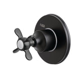 Essex Single-Handle Three-Way Diverter Valve with Round Trim Kit