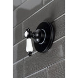 Bel-Air Single-Handle Three-Way Diverter Valve with Round Trim Kit