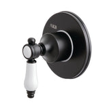 Bel-Air Single-Handle Three-Way Diverter Valve with Round Trim Kit