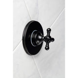 Single-Handle Three-Way Diverter Valve with Round Trim Kit