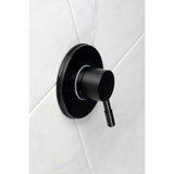 Concord Single-Handle Three-Way Diverter Valve with Round Trim Kit