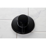 Concord Single-Handle Three-Way Diverter Valve with Round Trim Kit