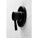 Concord Single-Handle Three-Way Diverter Valve with Round Trim Kit