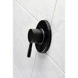 Concord Single-Handle Three-Way Diverter Valve with Round Trim Kit