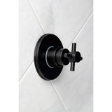 Concord Single-Handle Three-Way Diverter Valve with Round Trim Kit