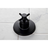 Concord Single-Handle Three-Way Diverter Valve with Round Trim Kit