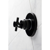 Concord Single-Handle Three-Way Diverter Valve with Round Trim Kit