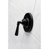 Metropolitan Single-Handle Three-Way Diverter Valve with Round Trim Kit