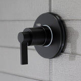 NuvoFusion Single-Handle Three-Way Diverter Valve with Round Trim Kit