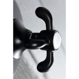 Single-Handle Three-Way Diverter Valve with Round Trim Kit